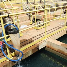 Filtragem de água em Estação de Tratamento de Água para avaliação quantitativa do mexilhão-dourado